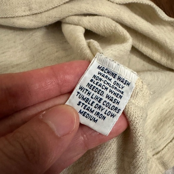 Vintage POLO RALPH LAUREN L/S Pony Polo Shirt w Plaid Collar USA MADE - Picture 6 of 7